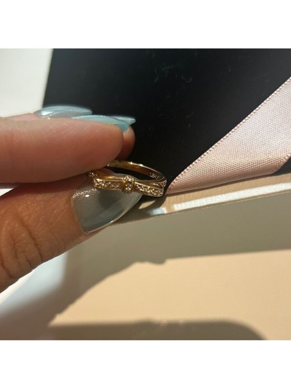 Pandora Rose Gold Bow Ring - Picture 4 of 6